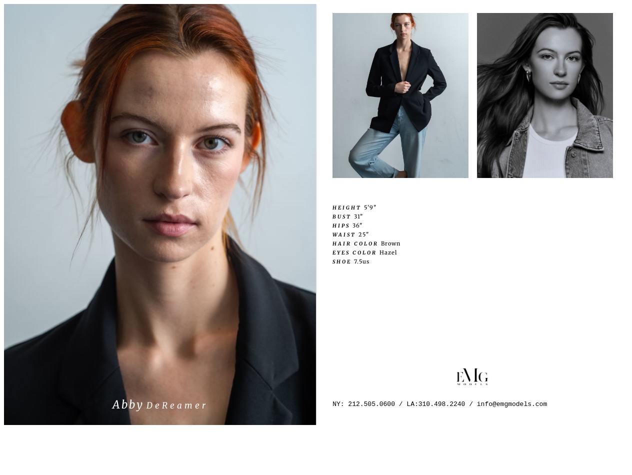 Abby compcard