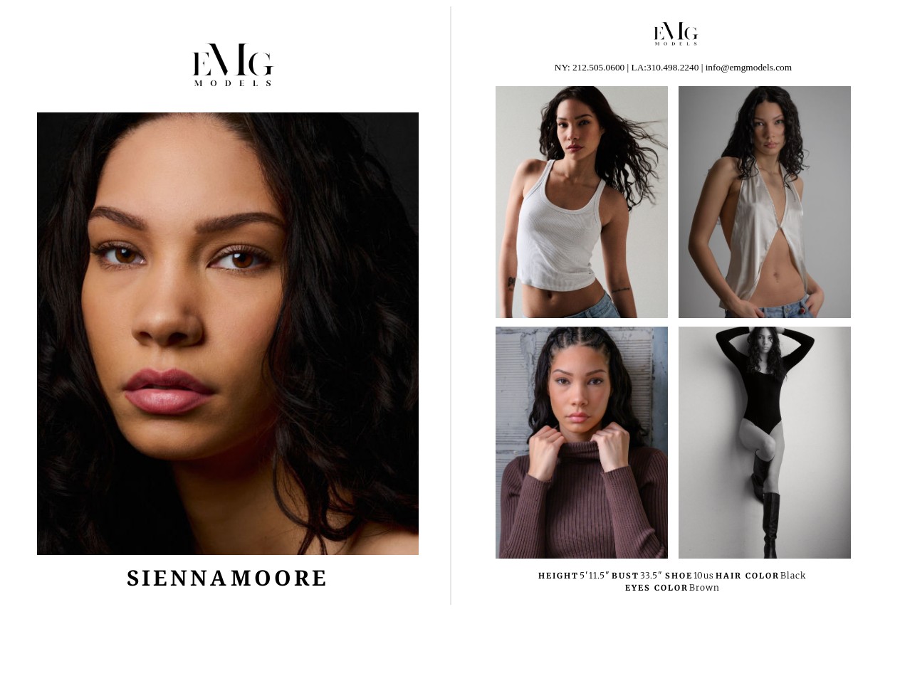 Sienna compcard
