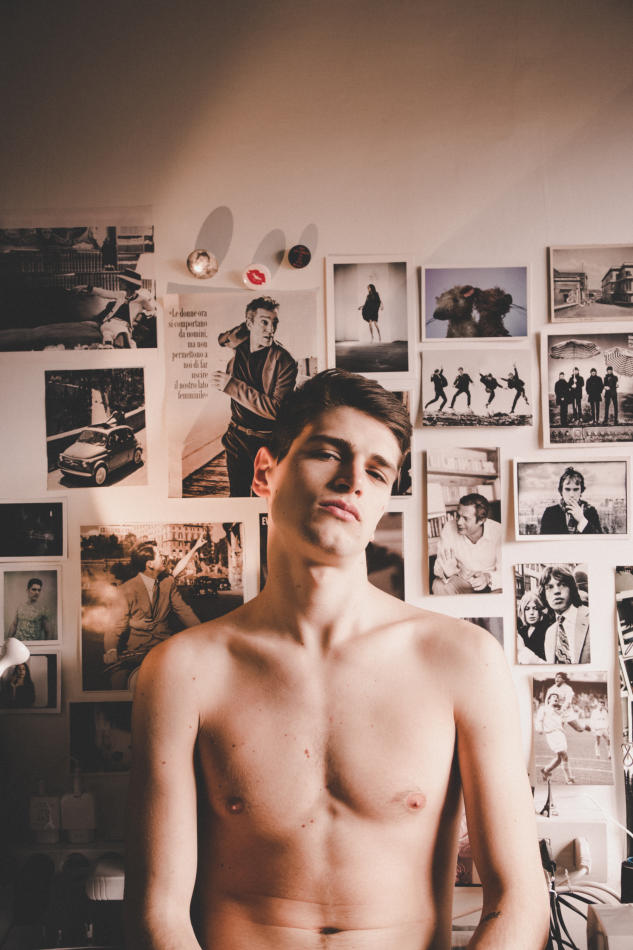 Pietro Battarra - fashion model portfolio photo 14